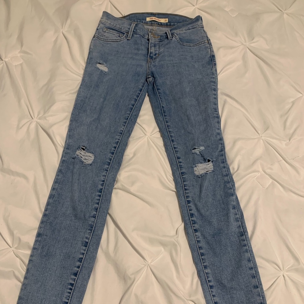 Levi’s- 710 Super Skinny stretch jeans